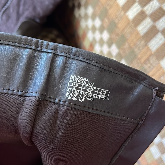 Brand New Michael Kors Girls Dark Brown Zip Up Tall Boots w/ Gold Tone Accents - Picture 15 of 16